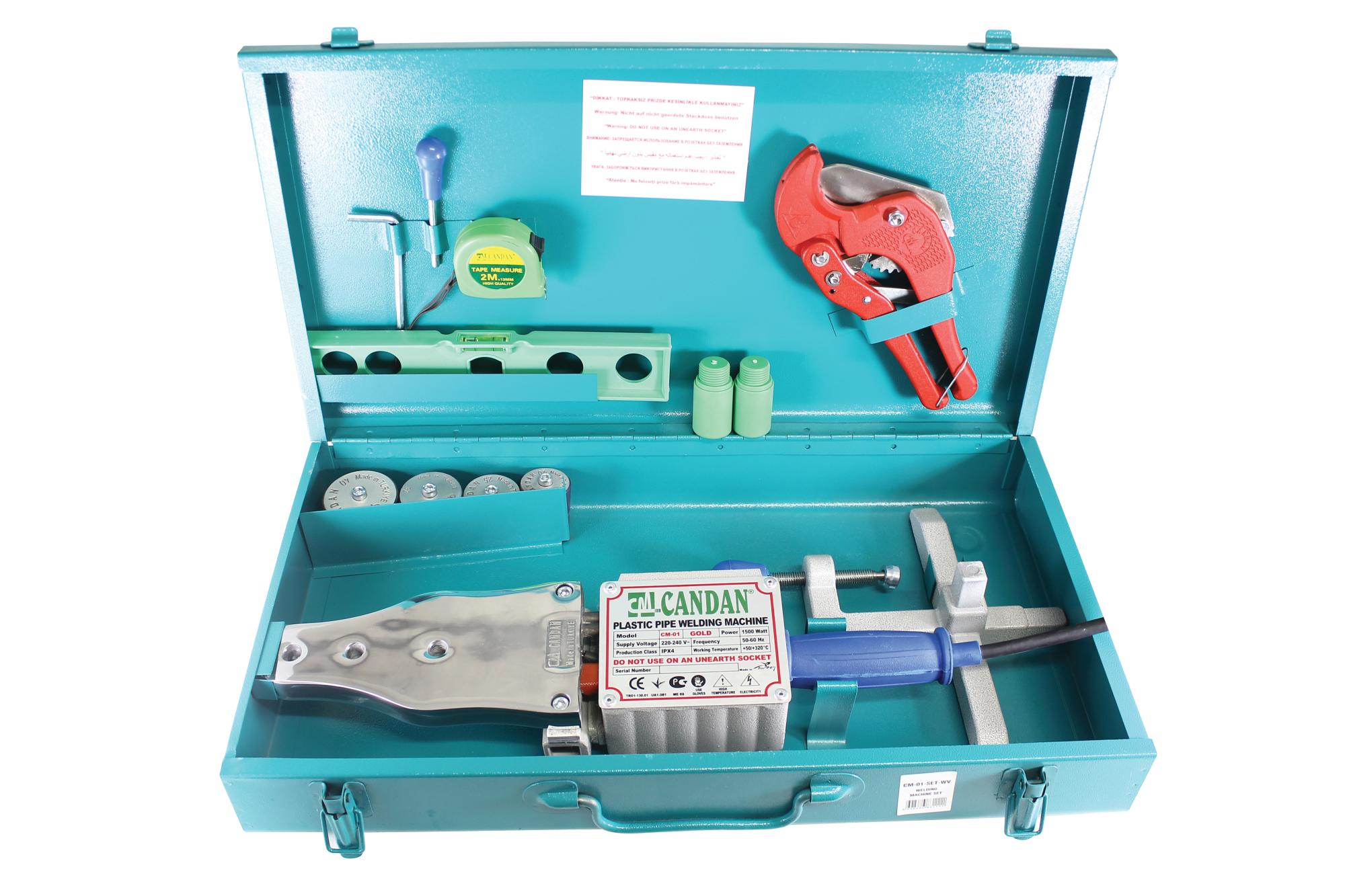 PP-R Сварочный аппарат CANDAN CM-01 SET WV 850+650 Watt