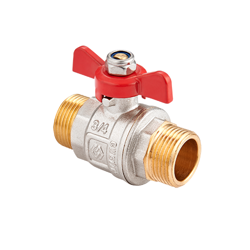 BV.515.06 Кран шаровый полнопроходной MVI 1" наружная-наружная, бабочка