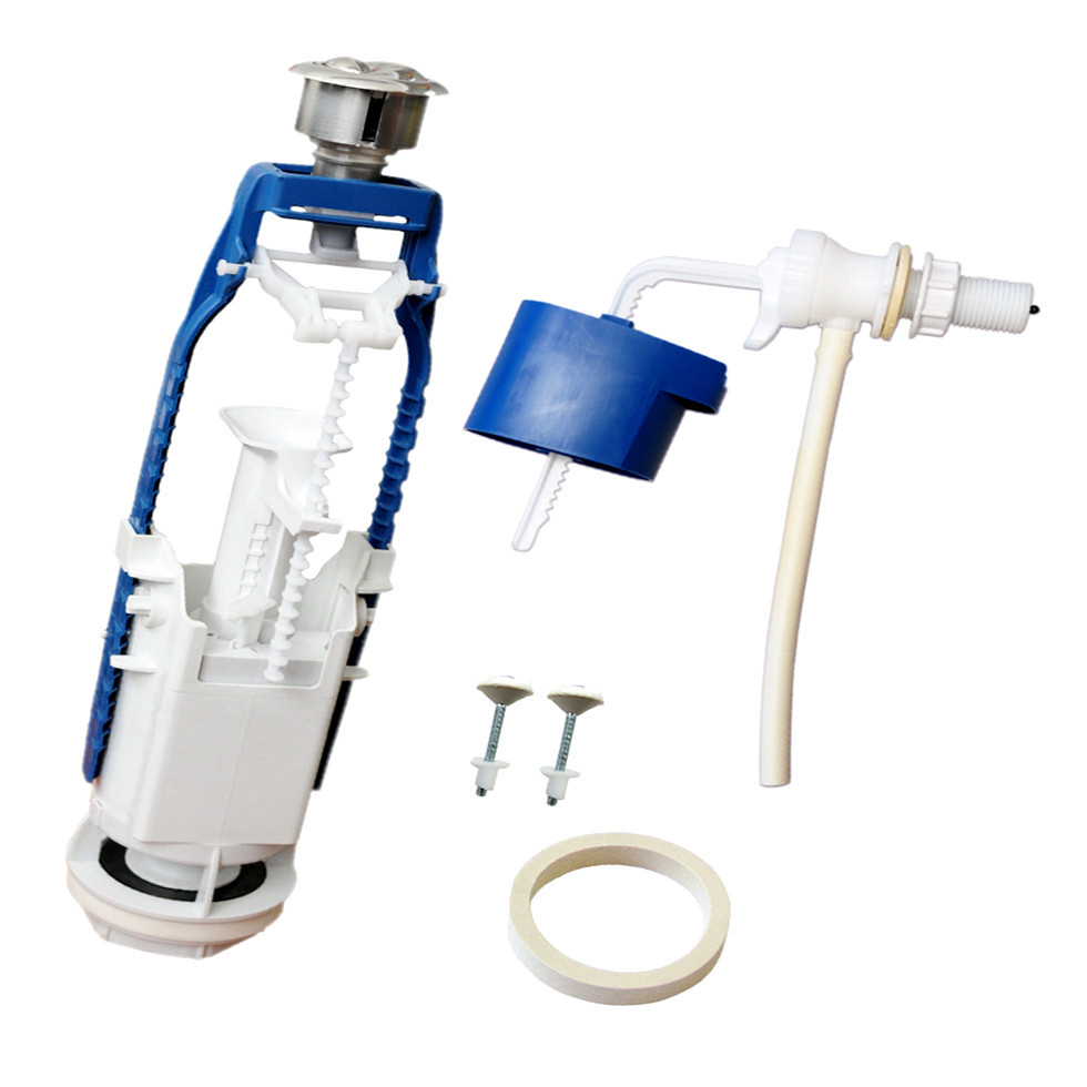 Арматура к смыв. бачку 2-х Кноп. Уклад хр.кн. БОК.подв унив колонка D40  (20)