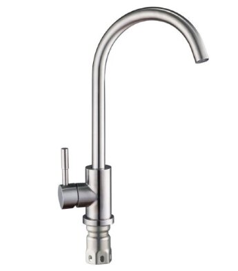 KLG 136-304 Смеситель для кухни, нерж., поворотный излив, сатин