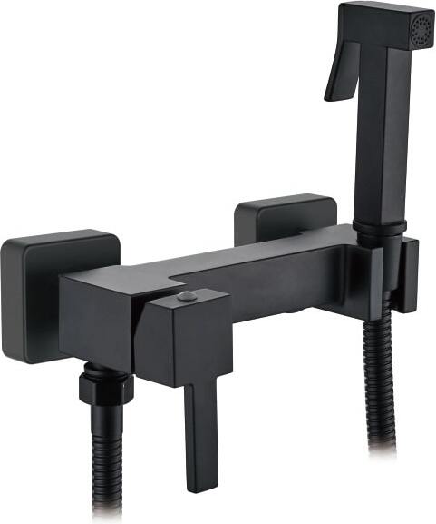 A3290F-9 Гигиенический душ со смесителем Цвет: чёрный