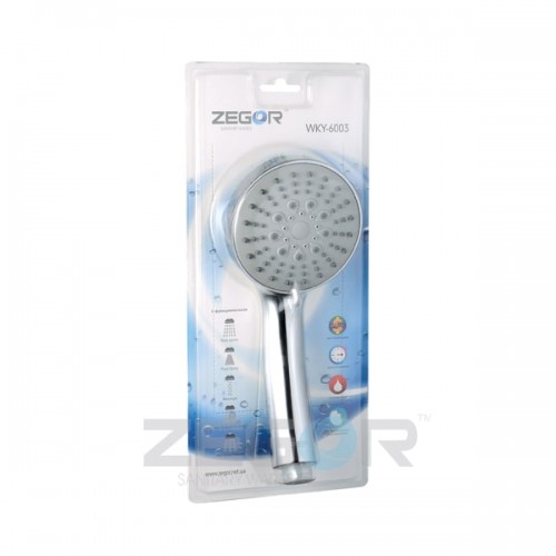WKY-6003 Лейка душевая, хром блистер