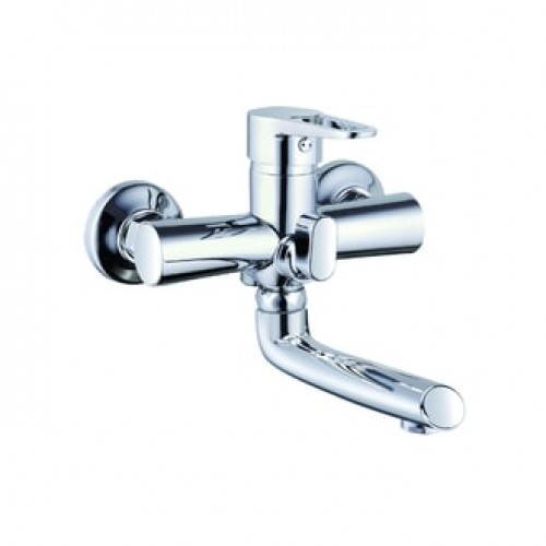 PUD3-A045 См-ль для ванны, 2- позиц. картриджный пер. с литом носиком ZEGOR