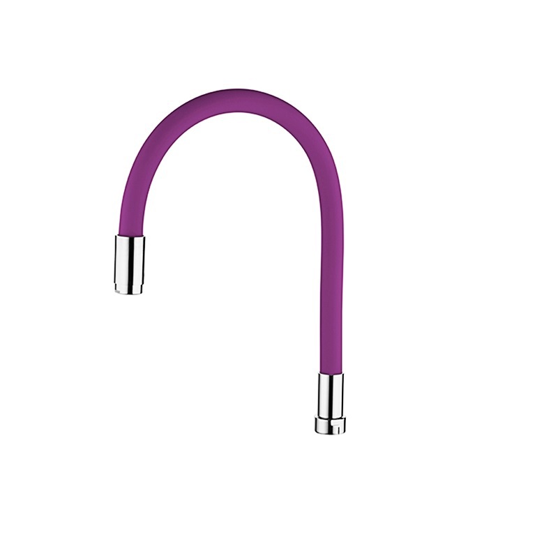 A470S-6 Излив гибкий силиконовый. Соединение G3/4. Фиолетовый