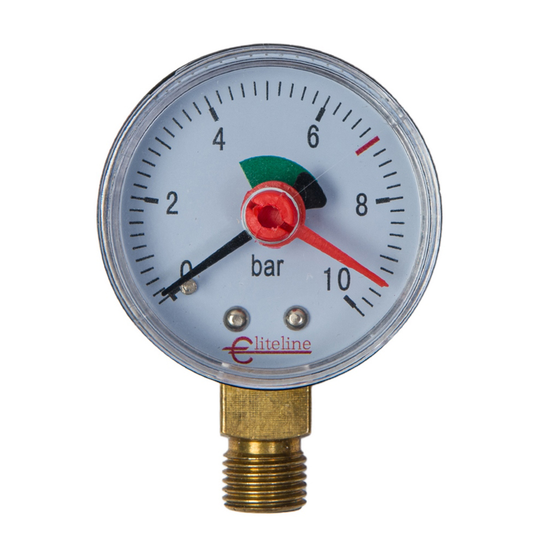 Манометр радиальный 10 bar, 50 mm