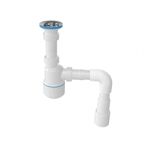 Y105-2 Сифон для умыв.с разборным выпу 64 мм, длина винта 65 мм, труба 1 1/4-Ø40/50 (40)