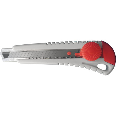 Нож со смен. лезв., 1+2 лезв.18мм, ABS пластик, винт.фиксатор "Монтажник" 600503