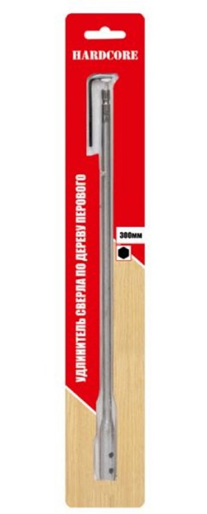 Удлинитель сверла по дереву перового 300 мм "Hardcore" 160030