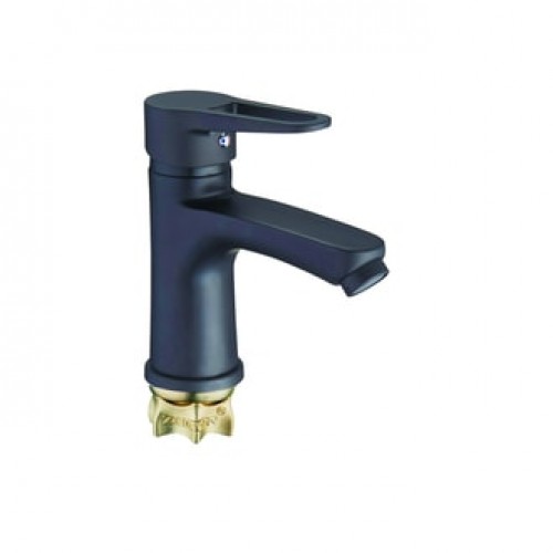 PUD1-A045YB См-ль для умывальника на гайке, чёрный ZEGOR