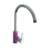 A4467S Смеситель для кухни с гайкой.Фиолетовый(утка).Фиолетовый"Φ35