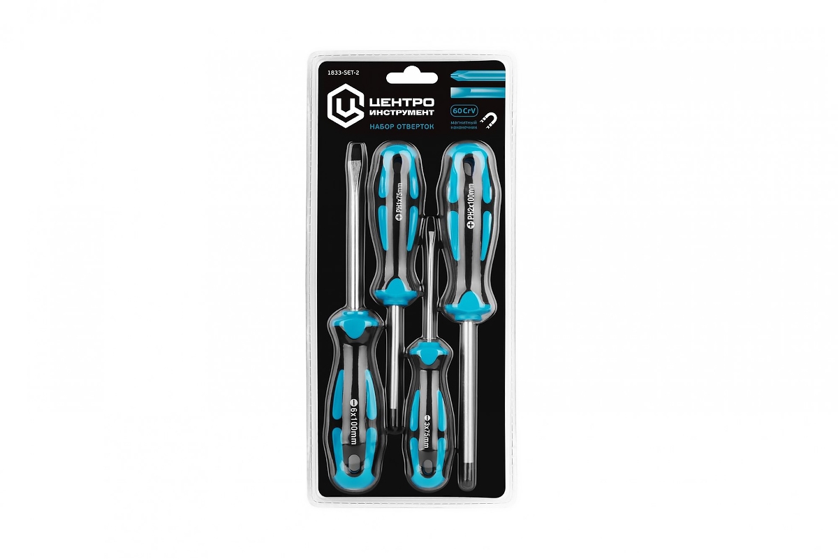 НАБОР ОТВЕРТОК 4 ПРЕДМ. ЦИ 1833-SET-2