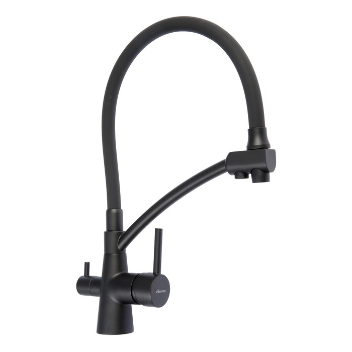 A5179TT-13 Смеситель для кухнис выходом для питьевой водыЦвет: графит+графит