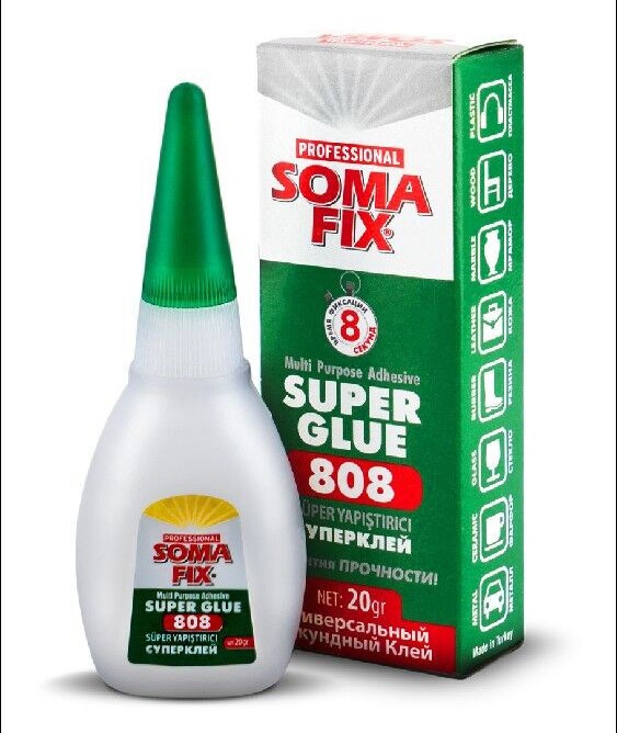 SOMA FIX Клей (супер клей, 20 гр.) 808
