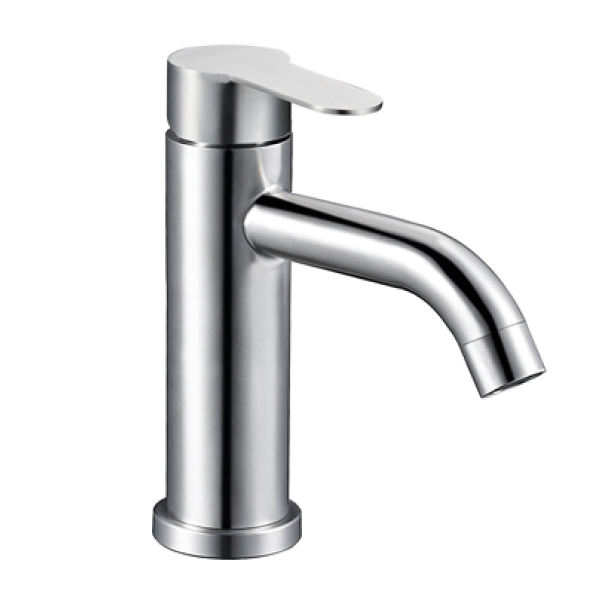 SAP1-B097 См-ль для умывальника высокий , ø40, гайка, нержавейка ZEGOR