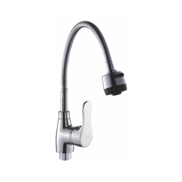 KLG 1658-K06A Смеситель для кухни с гибким изливом (гайка)