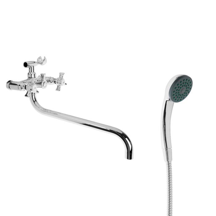 A7170 Cмеситель для ванны и душа,с двумя рукоятками.Хром.