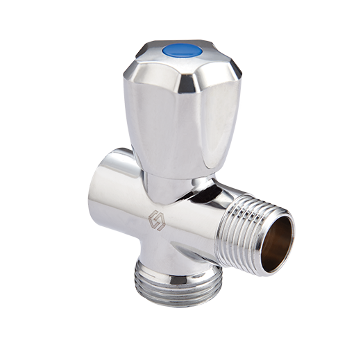 BV.461.040504 Вентиль-тройник для подключения сантех приборов MVI 1/2"х3/4"х1/2" внутр-наруж-наруж