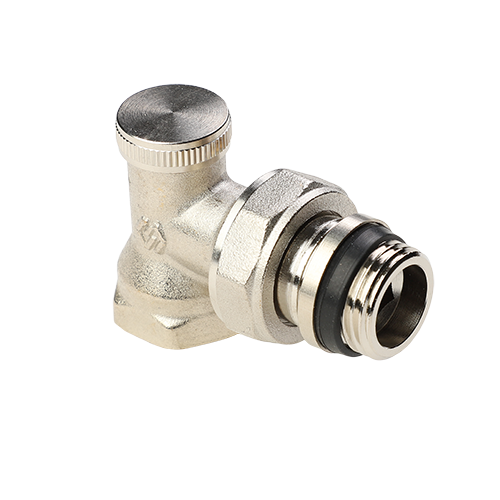 TR.111.04 MVI Клапан настроечный угловой с самоуплотняющимся кольцом 1/2"