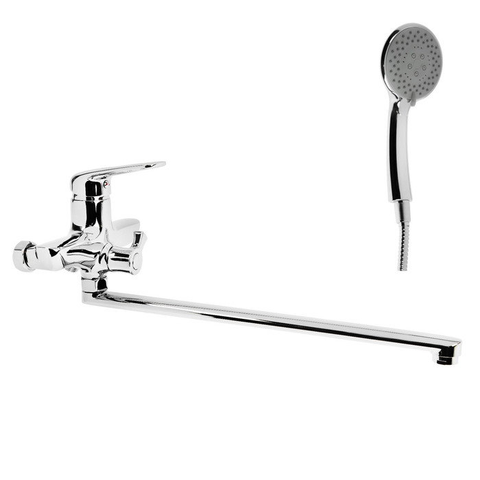 A7116 Смеситель для ванны.Дивертор в корпусе Латунь Φ35