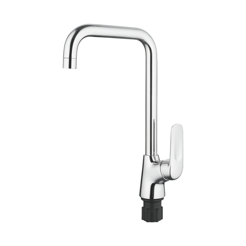 A4416 Смеситель для кухни высокий с гайкой. Латунь Φ35