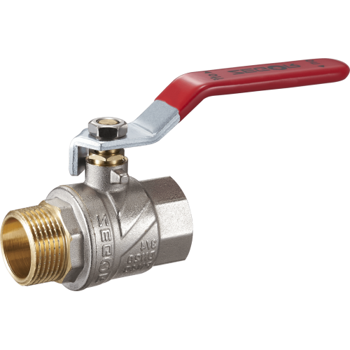 FNR14 Кран шаровый 1 1/4" полнопроходной гайка/штуцер Ручка