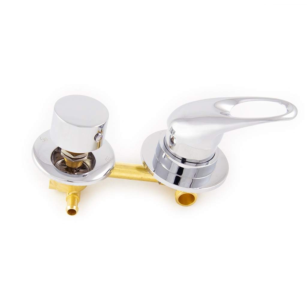 Смеситель DC6313МГ, 120*2, хомут (прижимная гайка металл)