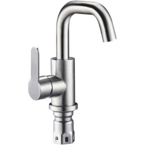 SAP1-A097 См-ль для умывальника высокий , ø40, гайка, нержавейка ZEGOR