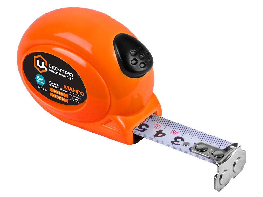 РУЛЕТКА МАНГО (МАГНИТНАЯ, С ФУНКЦТЕЙ АВТОСТОП) ЦИ 1307-8-25