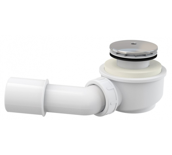 A471CR-50 Выпускной комплект для душевого поддона заниженный, хромированный пластик