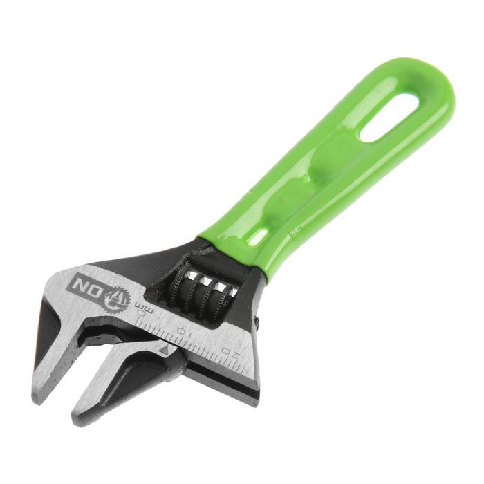 ON Ключ разводной с тонкими губками 0-24 мм, укороченная рукоятка, 120мм, CrV 04-01-150