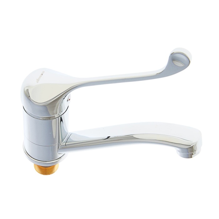 A4241 Смеситель для кухни с гайкой,однорычажный.Хром.Φ40