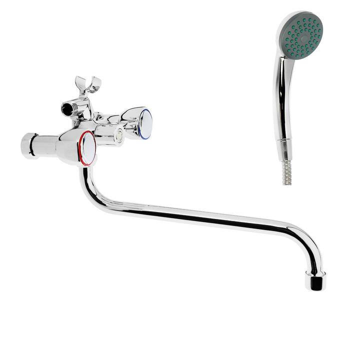 A87180 Cмеситель для ванны и душа,с двумя рукоятками.