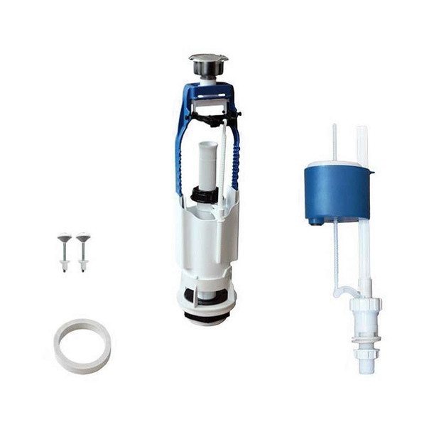 Арматура к смыв. бачку Кноп. Уклад метал. ниж/подв.D40 (20)