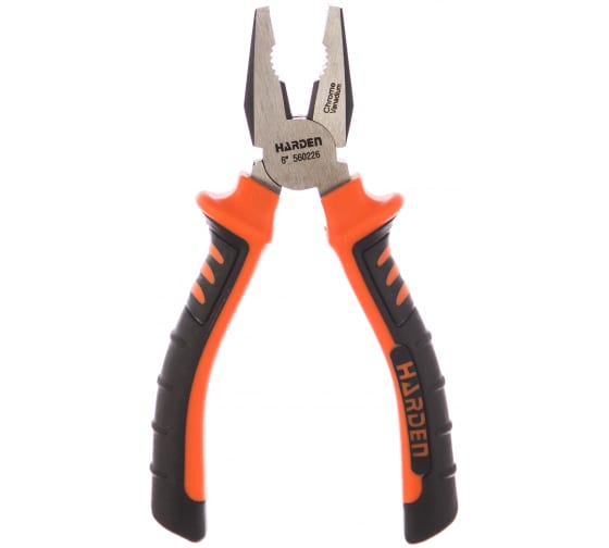 560226 Плоскогубцы комбинированные T-REX, профессиональные, CRV, 160 мм.// HARDEN