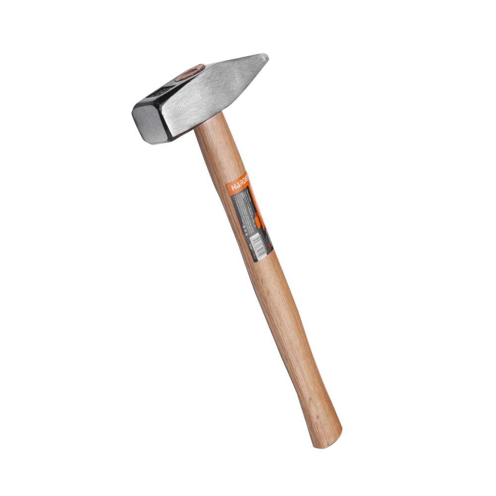 590013 Молоток универсальный, деревянная рукоятка, квадратный боек, 300 гр.// HARDEN