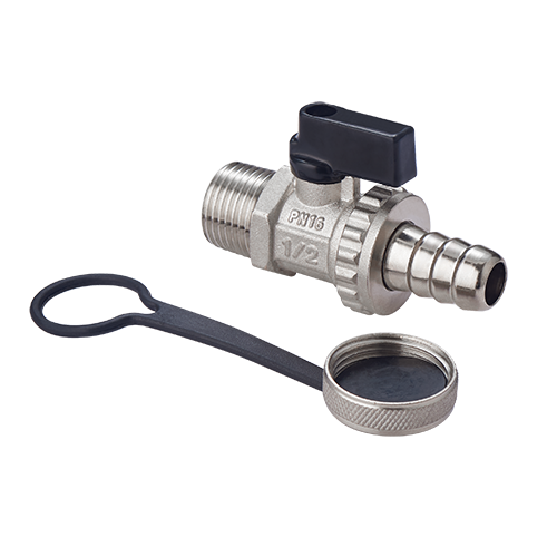 BV.635.04 Кран дренажный MVI 1/2" наружная-штуцер