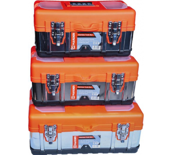 520228 Ящик для инструмента из нержавеющей стали, 450 мм.// HARDEN
