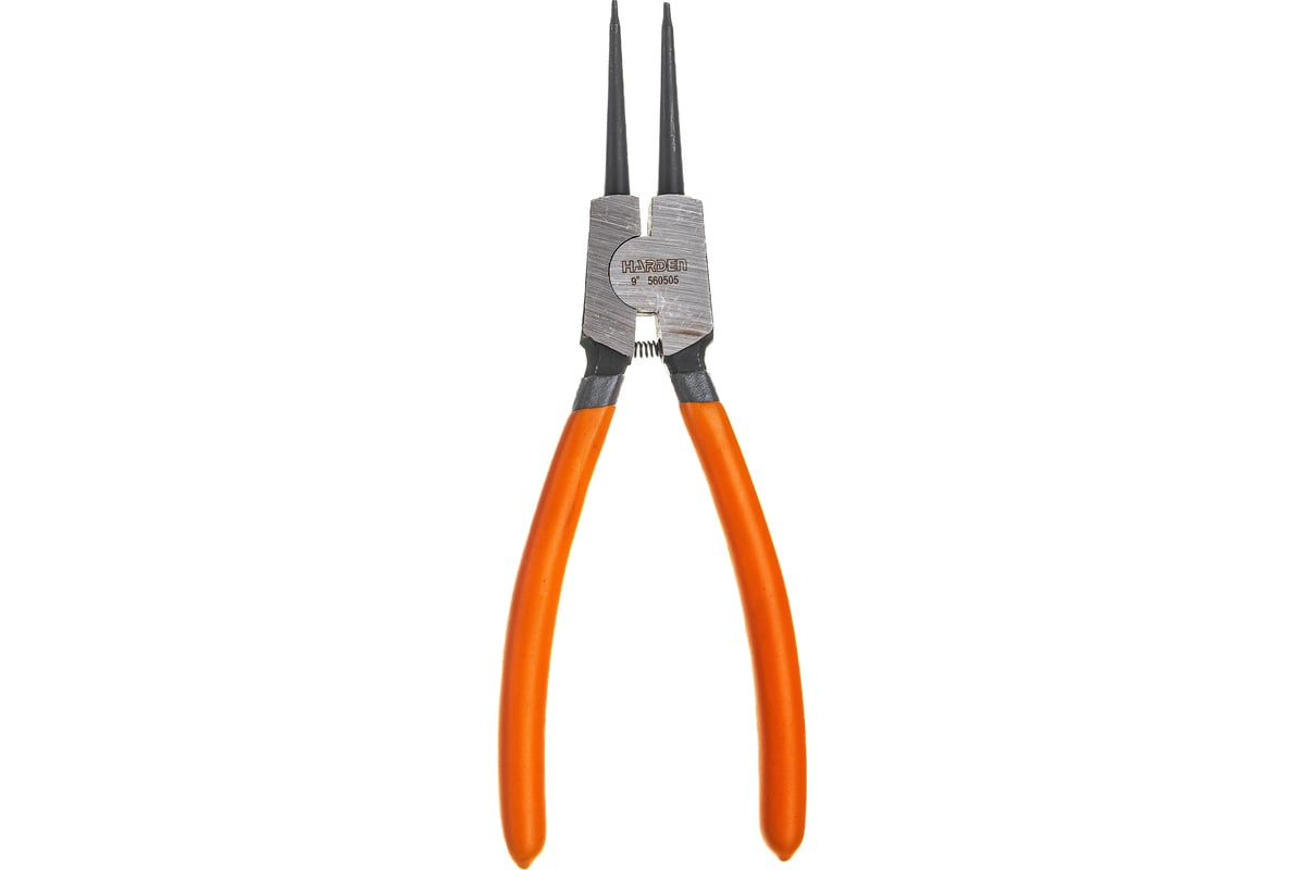 560505 Съемник профессиональный для стопорных колец, внешний, прямые губки, 230мм.// HARDEN