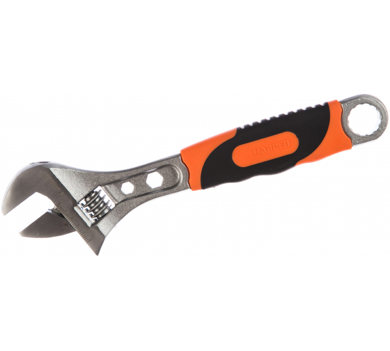 540558 Ключ разводной професс., 200мм, 2 - х комп. рукоятка // HARDEN