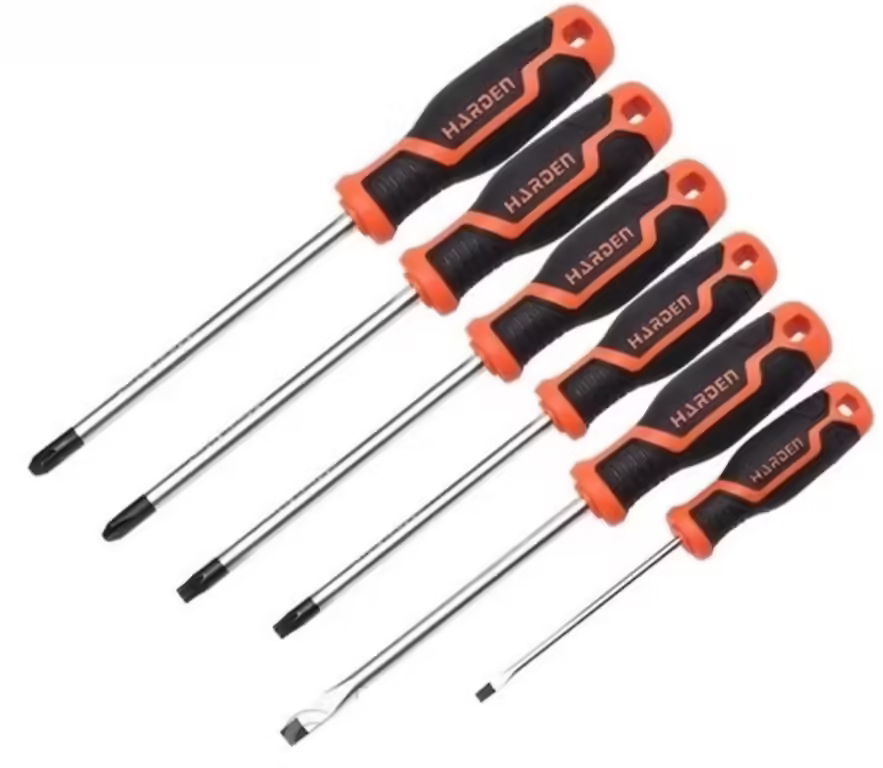 550346 Набор из 6-х отверток серии Джет CRV SL3/SL6/T25/PH2/PZ2// HARDEN