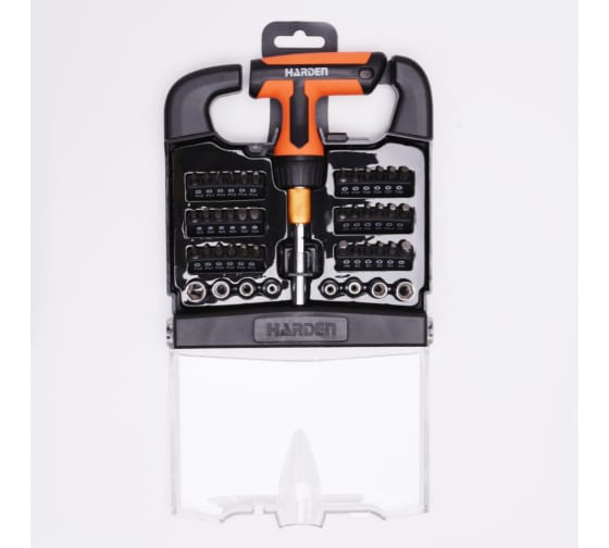 551046 Набор отверток с битами , 46 предметов.// HARDEN