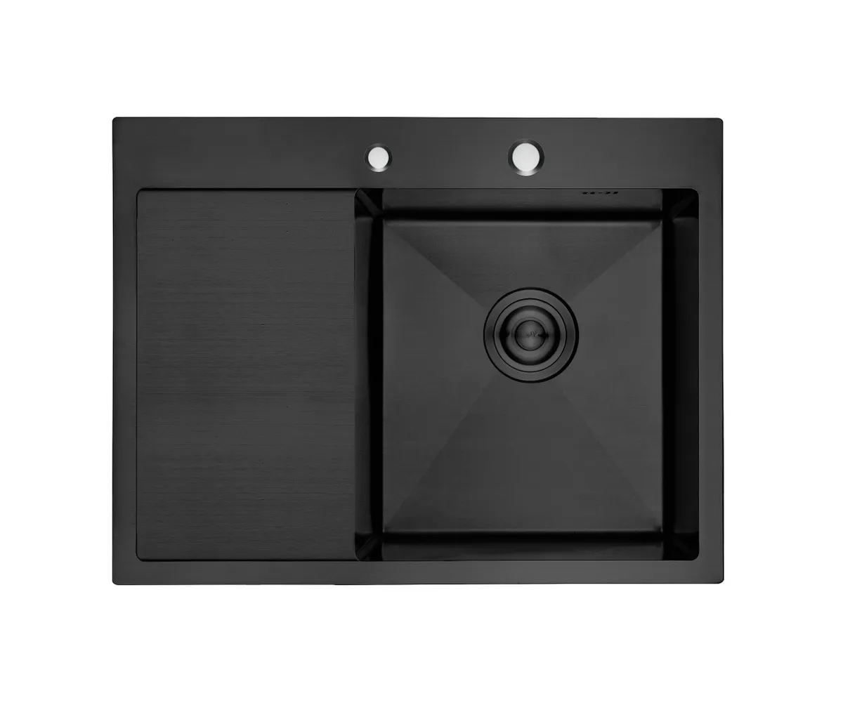 AF95848F-R Кухонная мойка премиум-класса цвет графит сталь 58×48 толщ 3mm（правая）