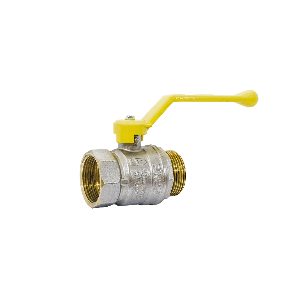 Кран шаровой латунный LD Pride 47.20.В-Н.Р GAS Ду 20 Ру 40 рычаг (12)
