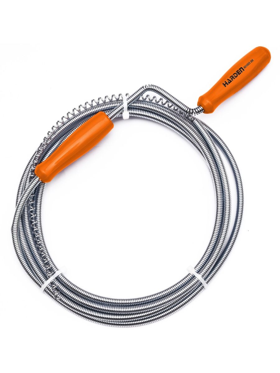 601003 Трос для прочистки канализационных труб 3мХ6мм.//HARDEN