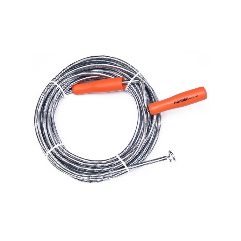 601005 Трос для прочистки канализационных труб 5мХ9мм.//HARDEN