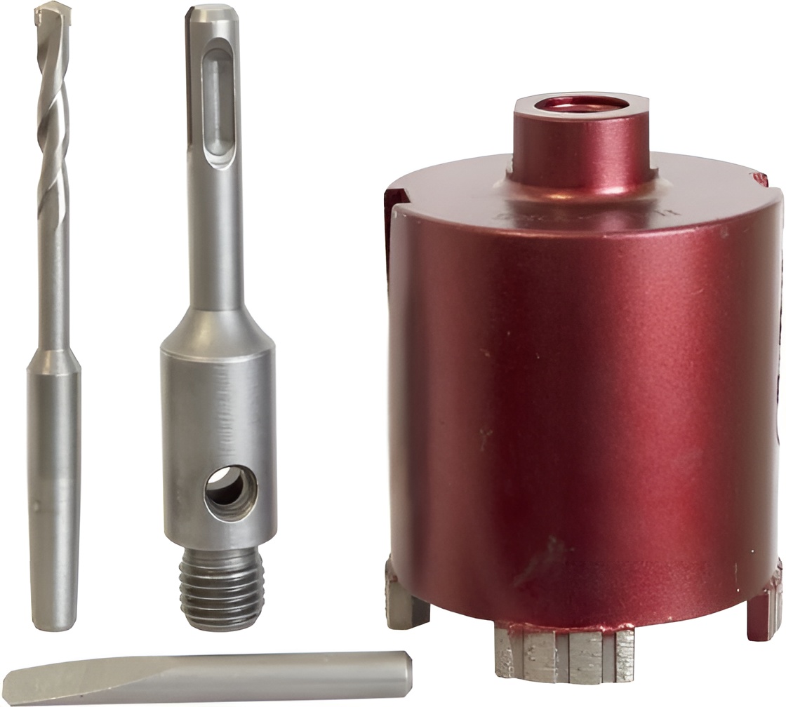 Коронка алмазная бетон, жел-бетон sds+ 68 мм "Hardcore" 115068