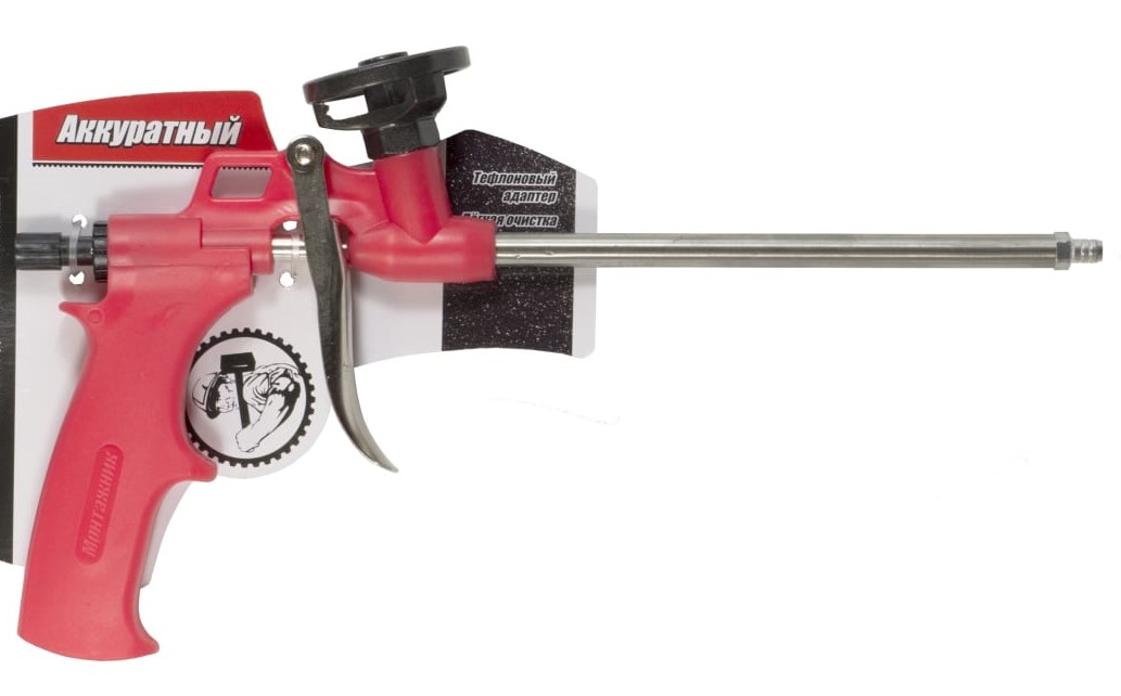 Пистолет для монтажной пены "Монтажник "Аккуратный" 600012