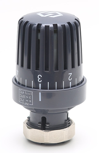 TR.550.02 Термостатическая головка с жидкостным датчиком MVI 30x1,5 графит