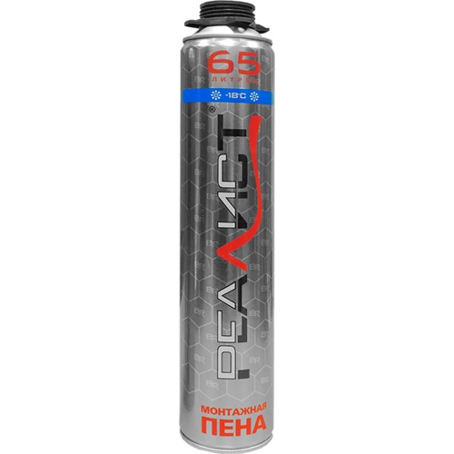 Пена монтажная REALIST PRO Silver 65 л (зима)