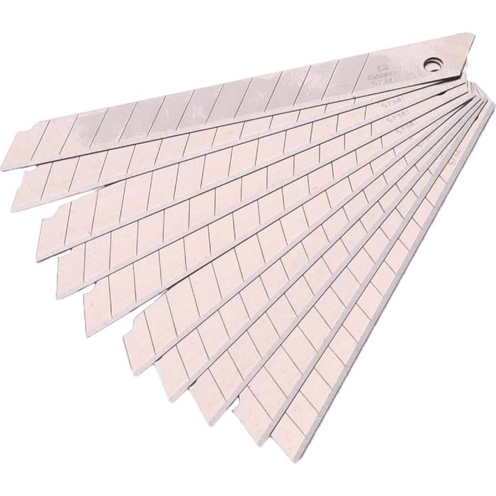 Лезвия для ножа 10шт DIY,18x100мм,стальSK5 //HARDEN 570342